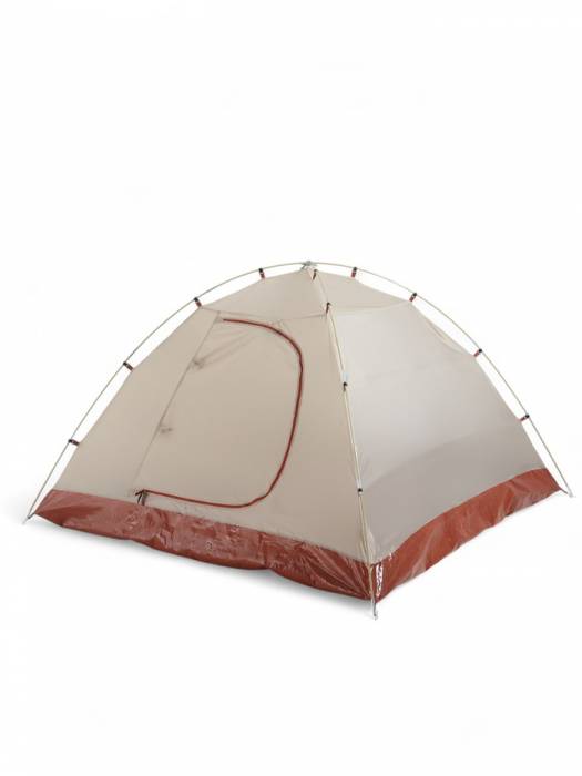 Палатка туристическая 2-местная maclay katun ume cool 2,   325×160×120 см, трекинговая, двухслойная, с тамбуром, бежевая